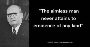 Quote on Aimless Men