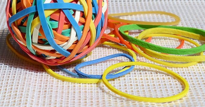 rubber band uses